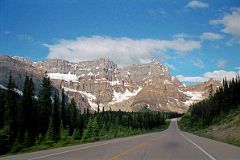 29 Crowfoot Mountain In Summer Just Before Crowfoot Glacier Viewpoint On Icefields Parkway.jpg